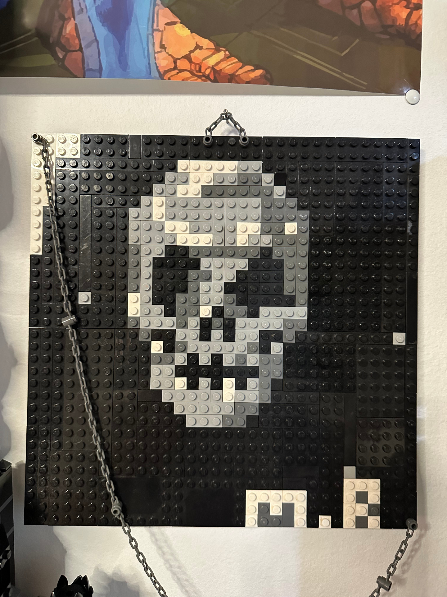 Original pixel LEGO art piece I built by hand